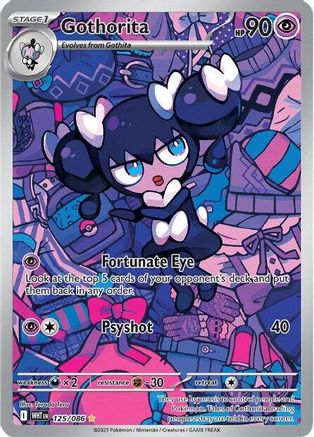 Gothorita (125/086) Holofoil [SV White Flare] - Illustration Rare