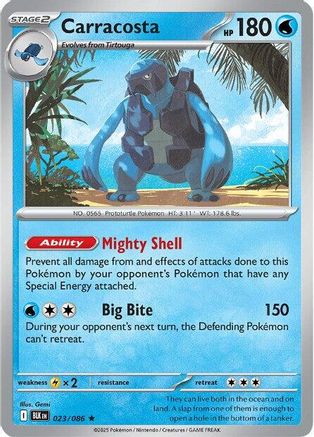 Carracosta (023) Holofoil [SV Black Bolt] - Rare