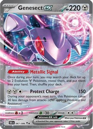 Genesect ex (067) Holofoil [SV Black Bolt] - Double Rare