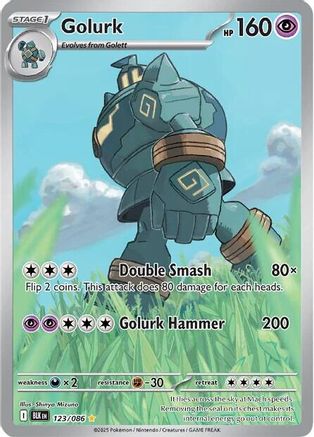 Golurk (123/086) Holofoil [SV Black Bolt] - Illustration Rare