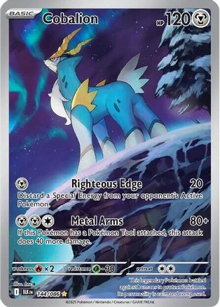 Cobalion (144/086) Holofoil [SV Black Bolt] - Illustration Rare