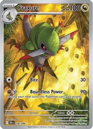 Fraxure (146/086) Holofoil [SV Black Bolt] - Illustration Rare
