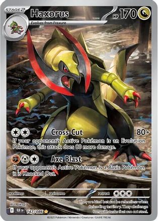 Haxorus (147/086) Holofoil [SV Black Bolt] - Illustration Rare