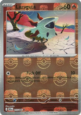 Larvesta (Master Ball Pattern) (015) Holofoil [SV Black Bolt] - Common