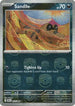 Sandile (Master Ball Pattern) 057  - Holofoil SV Black Bolt - Common