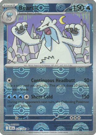 Beartic (Poke Ball Pattern) (026) Holofoil [SV Black Bolt] - Rare