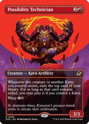 Possibility Technician (Borderless) (EOE-295) - Edge of Eternities Foil