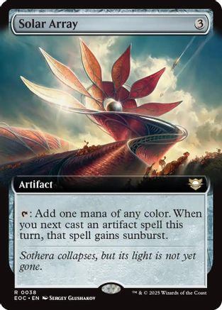 Solar Array (Extended Art) (EOC-038) - Commander: Edge of Eternities