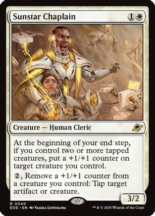 Sunstar Chaplain (EOE-040) - Edge of Eternities Foil