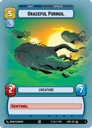 Graceful Purrgil (2) - Legends of the Force  Weekly Play Promos