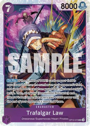 Trafalgar Law (073) (OP12-073) - Legacy of the Master Foil