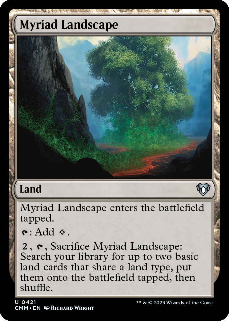 Myriad Landscape (CMM-421) - Commander Masters Foil
