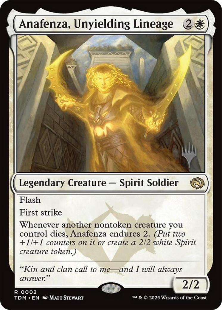 Anafenza, Unyielding Lineage (PPTDM-002) - Promo Pack: Tarkir: Dragonstorm