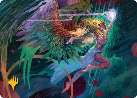 Exalted Sunborn Art Card (Gold-Stamped Signature) (AAEOE-003) - Art Series: Edge of Eternities