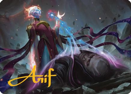 Lightstall Inquisitor Art Card (Gold-Stamped Signature) (AAEOE-005) - Art Series: Edge of Eternities