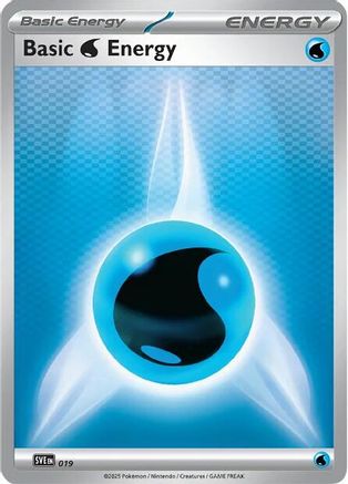 Basic Water Energy (019) Reverse Holofoil [SVE Scarlet & Violet Energies] - Common