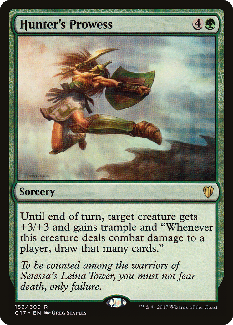 Hunter's Prowess (C17-152) - Commander 2017