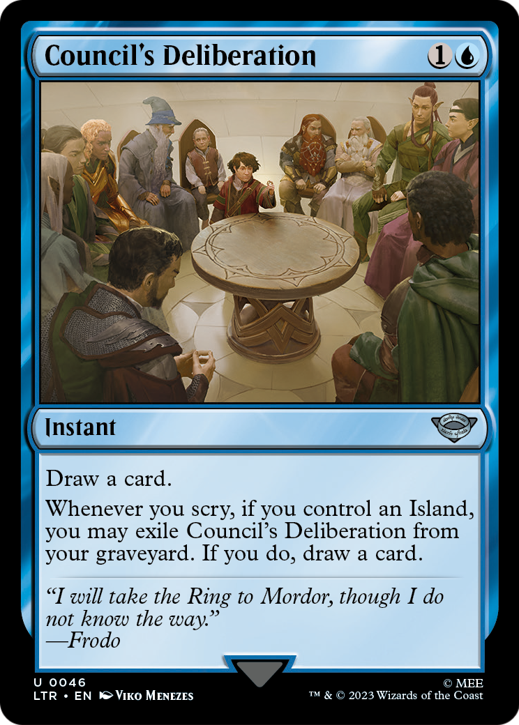 Council's Deliberation (LTR-046) - The Lord of the Rings: Tales of Middle-earth