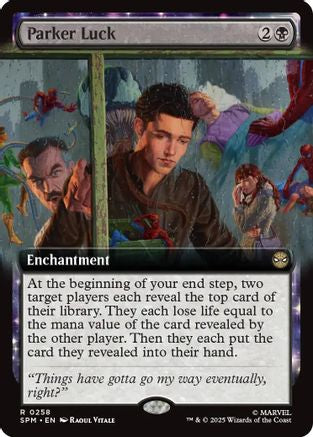 Parker Luck (Extended Art) (SPM-258) - Marvel's Spider-Man Foil