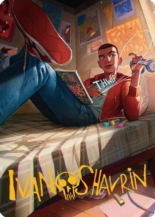 Miles Morales Art Card (Gold-Stamped Signature) (AASPM-035) - Art Series: Marvel's Spider-Man