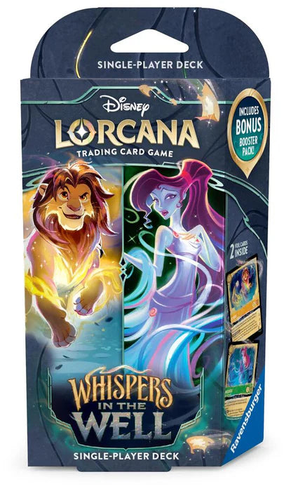 Disney Lorcana: Whispers in the Well (Set 10) - Starter Deck (Amber & Emerald)