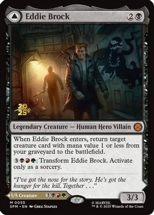 Eddie Brock (PRE-055) - Prerelease Cards Foil