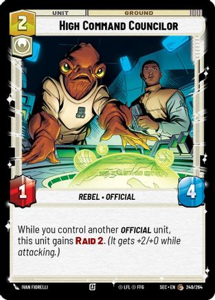 High Command Councilor (249/264) - Secrets of Power
