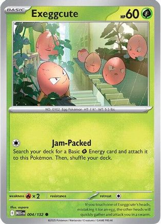Exeggcute (004) Reverse Holofoil [Mega Evolution] - Common