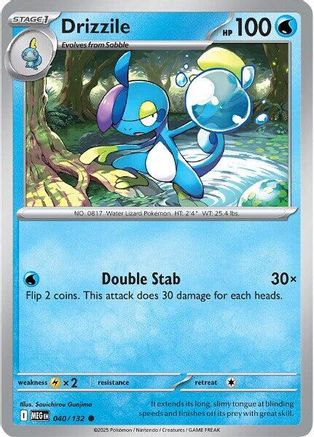 Drizzile (040) Reverse Holofoil [Mega Evolution] - Common
