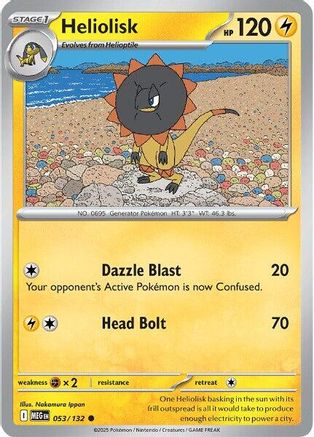 Heliolisk (053) Reverse Holofoil [Mega Evolution] - Common