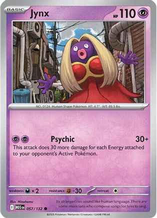 Jynx (057) Reverse Holofoil [Mega Evolution] - Common