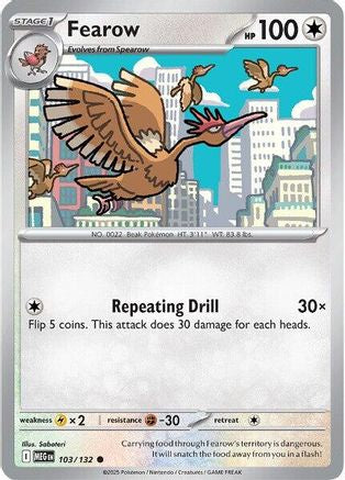 Fearow (103) [Mega Evolution] - Common