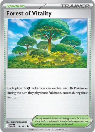 Forest of Vitality (117) Reverse Holofoil [Mega Evolution] - Uncommon