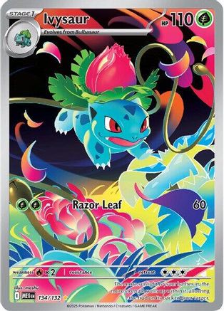 Ivysaur (134/132) Holofoil [Mega Evolution] - Illustration Rare
