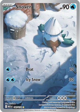 Snover (140/132) Holofoil [Mega Evolution] - Illustration Rare