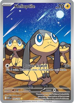 Helioptile (143/132) Holofoil [Mega Evolution] - Illustration Rare