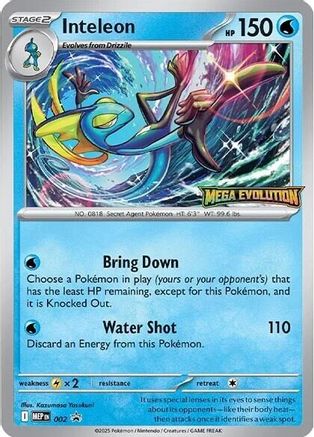 Inteleon (002) [ME Mega Evolution Promo] - Promo