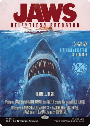 Jaws, Relentless Predator (SLD-2175) - Secret Lair Drop Series
