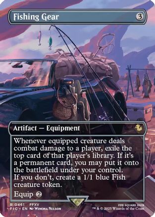 Fishing Gear (Borderless) (FIC-461) - Commander: FINAL FANTASY