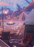 Chocobo Camp Scene Art Card (ASFIN-021) - Art Series: FINAL FANTASY