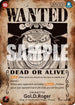 Gol.D.Roger - OP09-118 (SP) (Wanted Poster) (OP09-118) - Carrying On His Will Foil