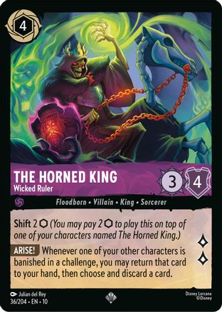 The Horned King - Wicked Ruler (36/204) - Whispers in the Well