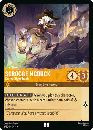 Scrooge McDuck - On the Right Track (8/204) - Whispers in the Well