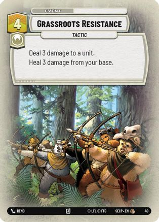 Grassroots Resistance (Foil)  - Secrets of Power  Weekly Play Promos