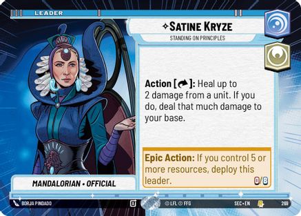 Satine Kryze - Standing on Principles (Hyperspace) (269) - Secrets of Power