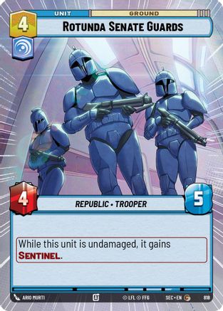 Rotunda Senate Guards (Hyperspace Foil) (818) - Secrets of Power Foil