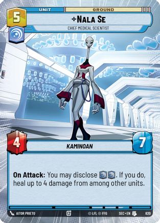 Nala Se - Chief Medical Scientist (Hyperspace Foil) (820) - Secrets of Power Foil