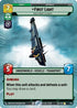 First Light - Threatening Elegance (Hyperspace Foil) (844) - Secrets of Power Foil