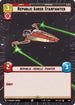 Republic Aurek Starfighter (Hyperspace Foil) (922) - Secrets of Power Foil