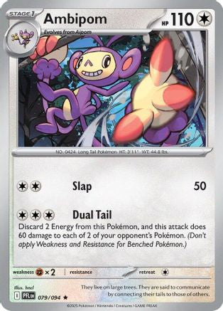 Ambipom (079/094) Holofoil [Phantasmal Flames] - Rare